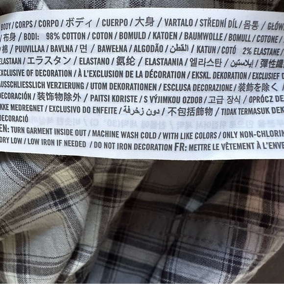 Hollister Boxy Fit Plaid Button Down Shirt Men’s XL Cherry Patch - Picture 5 of 7